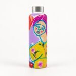 Borraccia in vetro Miss Free Pink — vista 2