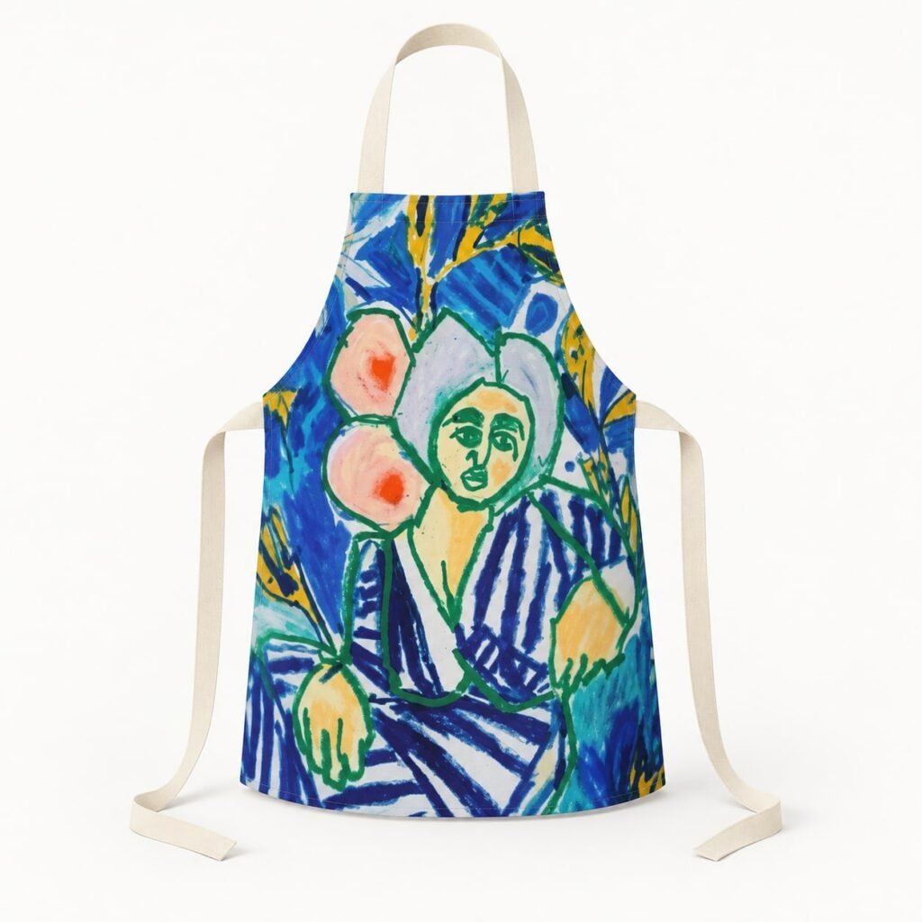 Grembiule da cucina Miss Free Blue
