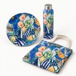 Set regalo con piatto, borraccia e grembiule Miss Free Blue — vista 2